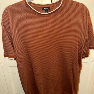 Express Brown Short Sleeve Tee